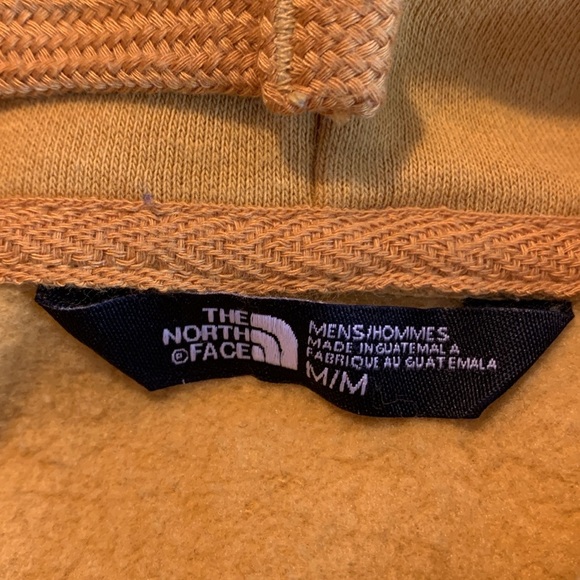 The North Face yellow mustard hoodie size medium - Picture 5 of 10